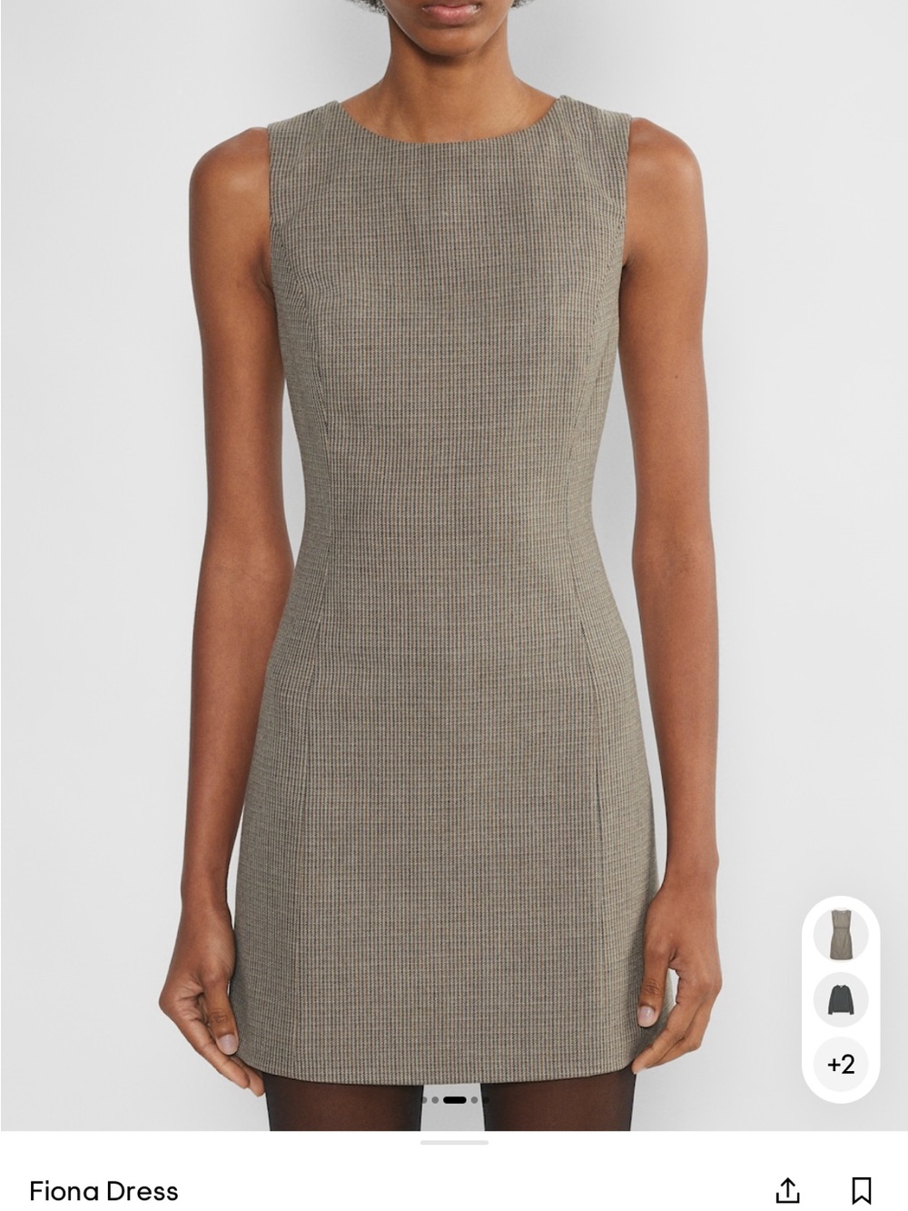 Wilfred Fiona Dress Tabith NMD Taupe/Black